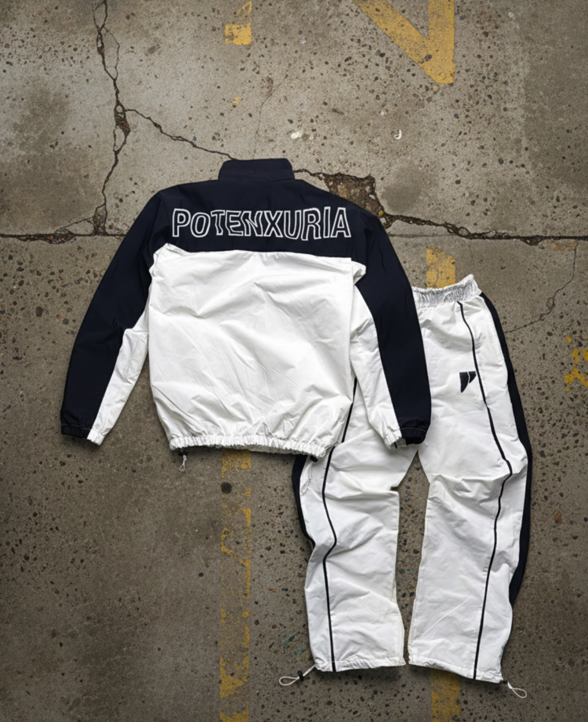 POTENXURIA Velocity Tracksuit — Navy blue/White Edition 3